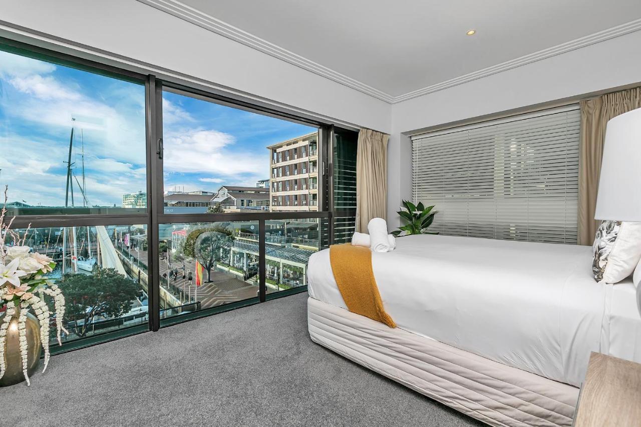 Sunset Harbour Sanctuary + Cp Apartment Auckland Bagian luar foto
